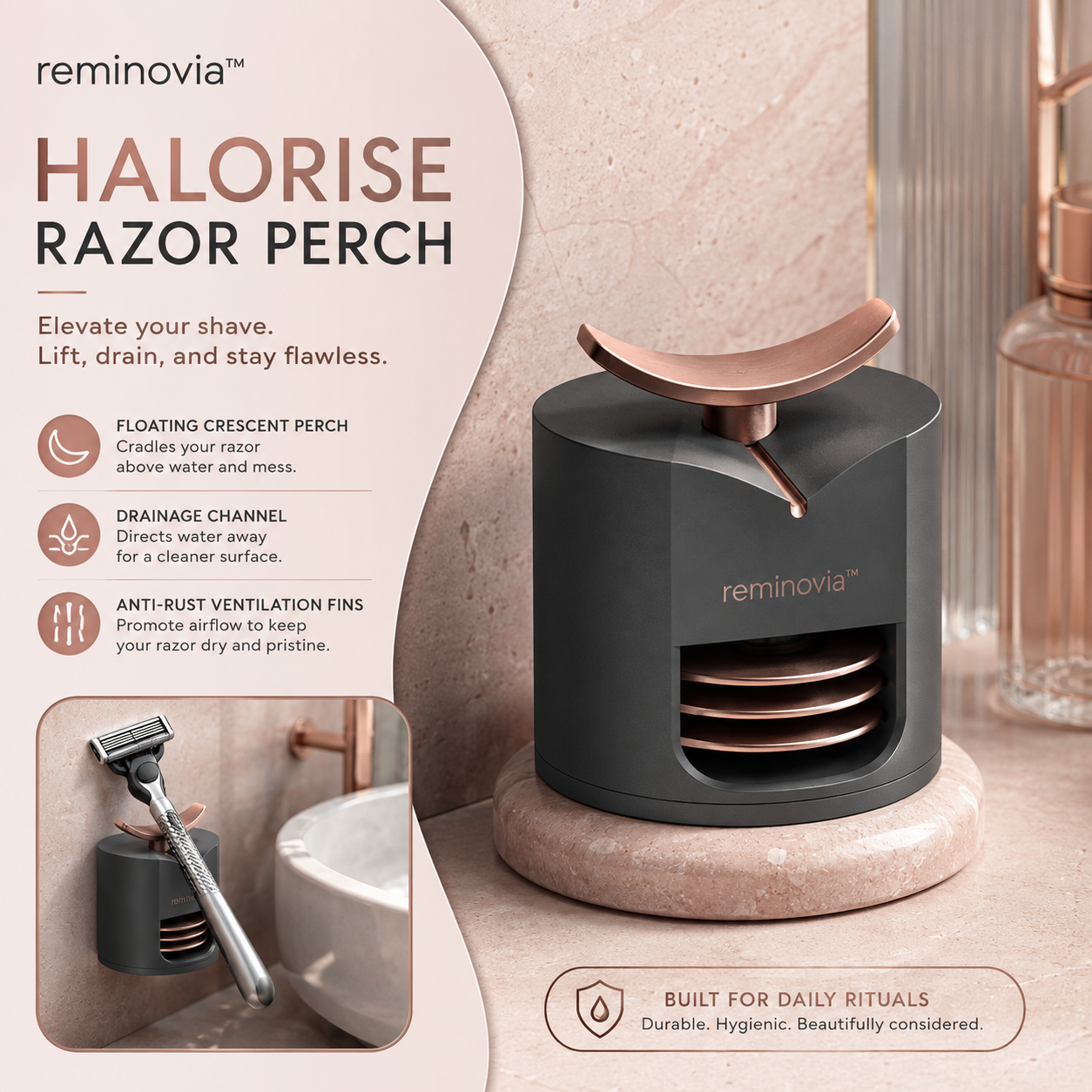Reminovia™ Halorise Razor Perch