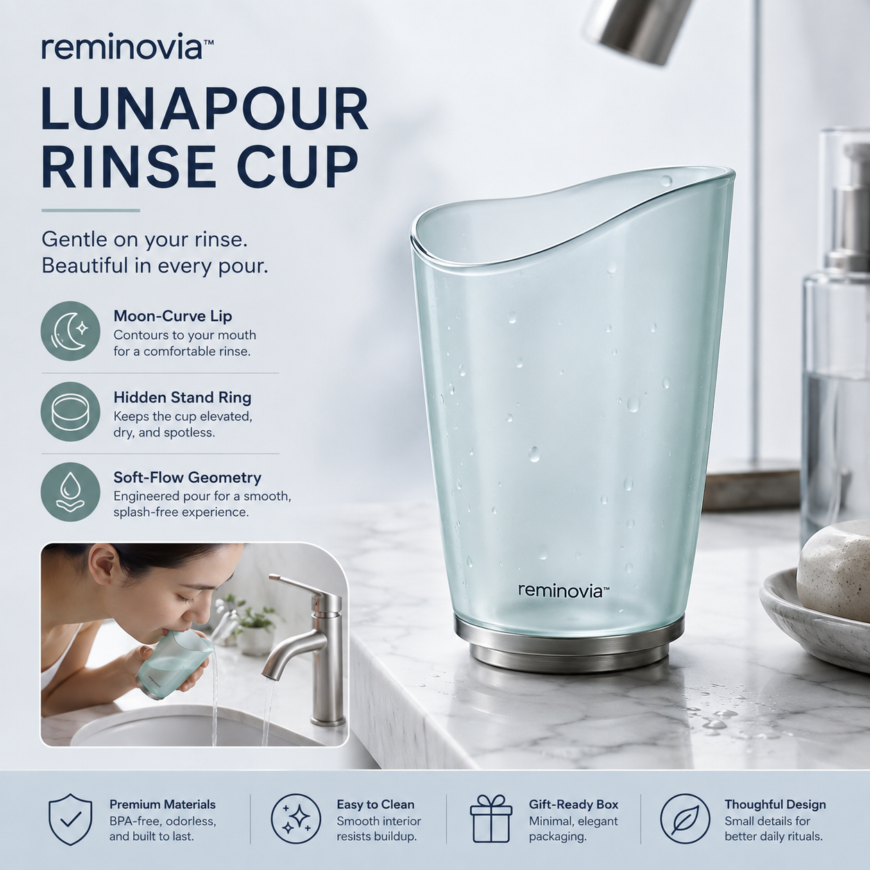 Reminovia™ Lunapour Rinse Cup